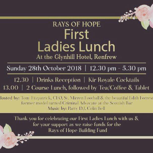 Rays of Hope Charity Ladies Lunch